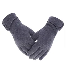 Флисовая подкладка микро бархатные женские перчатки с сенсорным экраном ветрозащитные противоскользящие термозащитные перчатки для катания на открытом воздухе