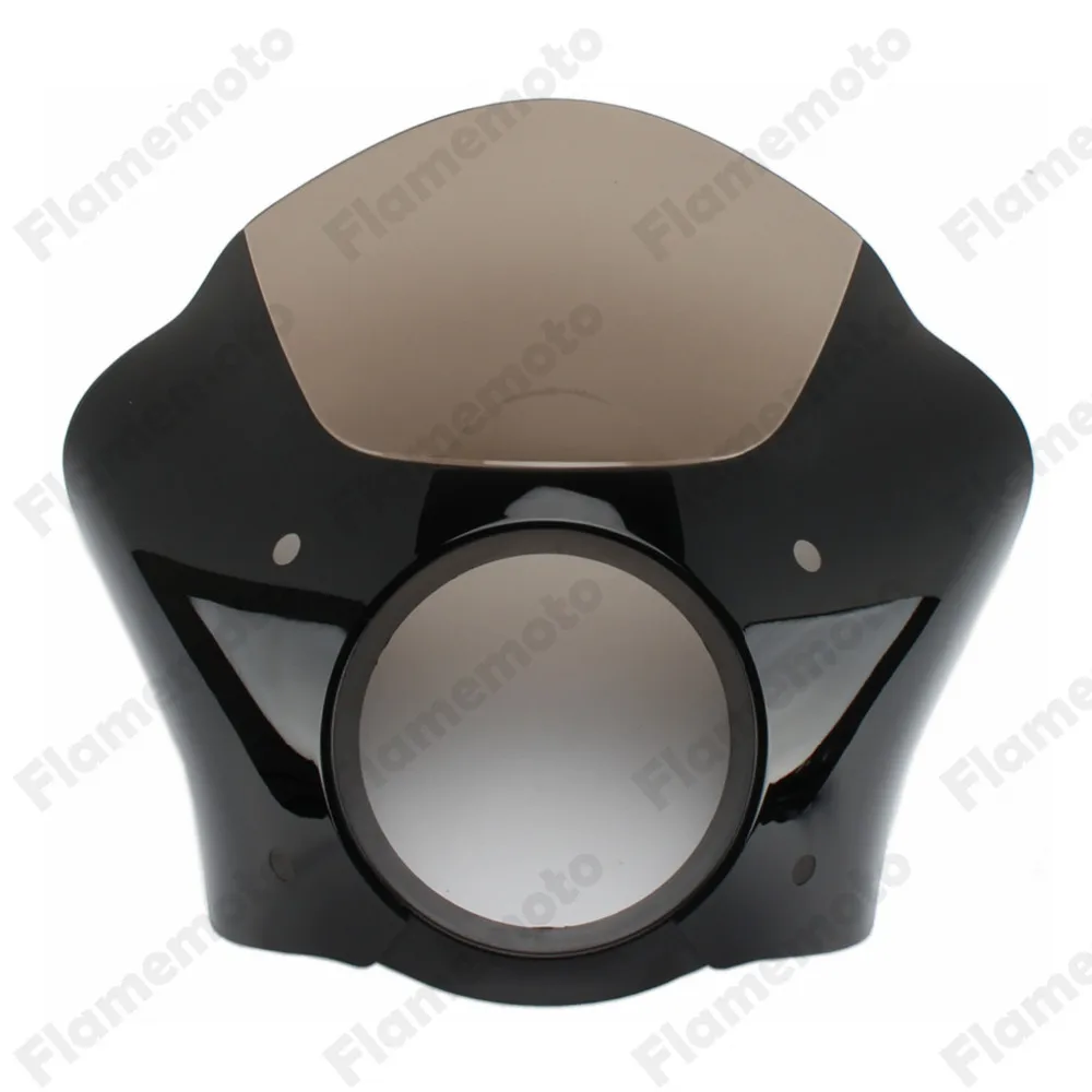 

For Harley Sportster XL883 1200 Smoke Motorcycle Headlight Fairing Dome Trigger Lock Mounting Headlight Fairing Cover
