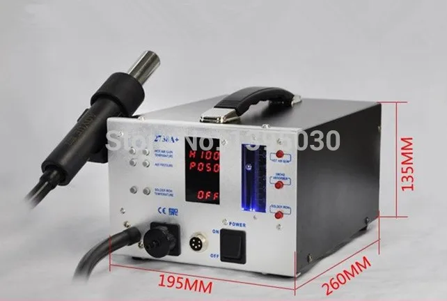 220 В/110 В 2738A+ ESD Safe 3 в 1 Бессвинцовая паяльная станция