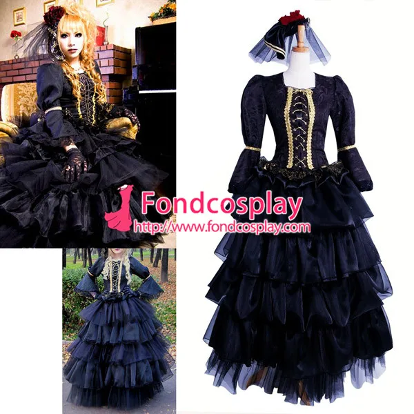

Versailles Hizaki Visual J Rock Outfit Dress Cosplay Costume Tailor-made[CK985]