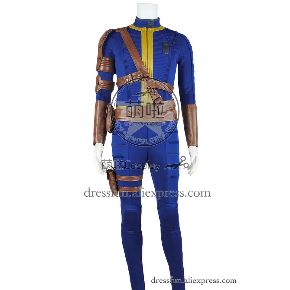 Костюм flout 4 для косплея Far Harbor Vest Boy 111 синяя Боевая форма спортивный костюм