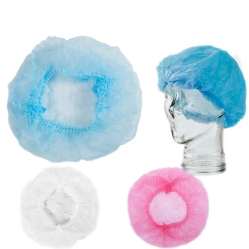 

20pcs Disposable Dust Cover Hat Eyelash Extension Elastic Cap Hair & Beauty Salon SPA Supplies Bathroom Water Fog Prevent
