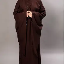 Унисекс наивысшего качества коричневый буддийский аббат монахи халат Шаолинь боевых искусств haircords haiqing одежда лежал медитации форма