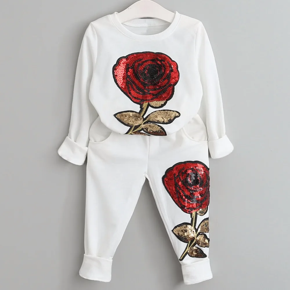 Toddler Girls Clothing Sets 2019 Autumn Spring Kids Girls Clothes Outfits Sport Suits For Girls Children Clothing 3 4 5 6 7 Year