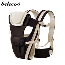 Belecoo 4 Colors Carrier Baby Wrap Sling Front Facing Baby Carrier Breathable Adjustable Baby Backpack For