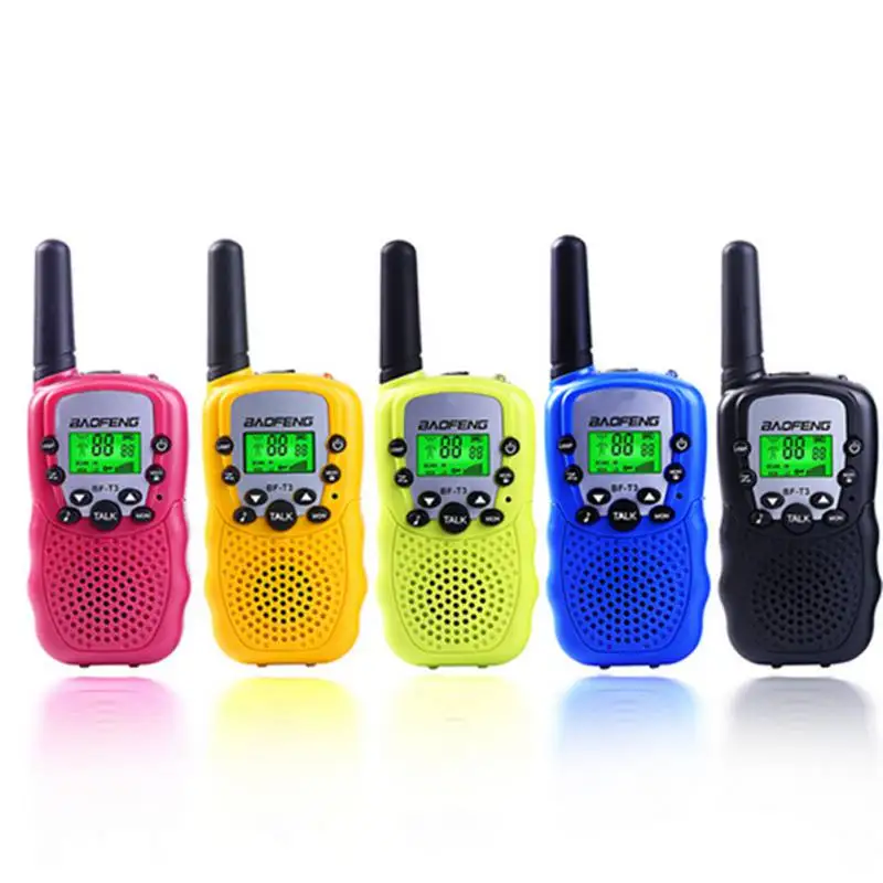 

2Pcs BF-T3 UHF 462-467MHz 8 Channel Portable Walkie Talkie Two-Way 10 Call Tones Radio Transceiver For Kid Radio Walkie Talkie
