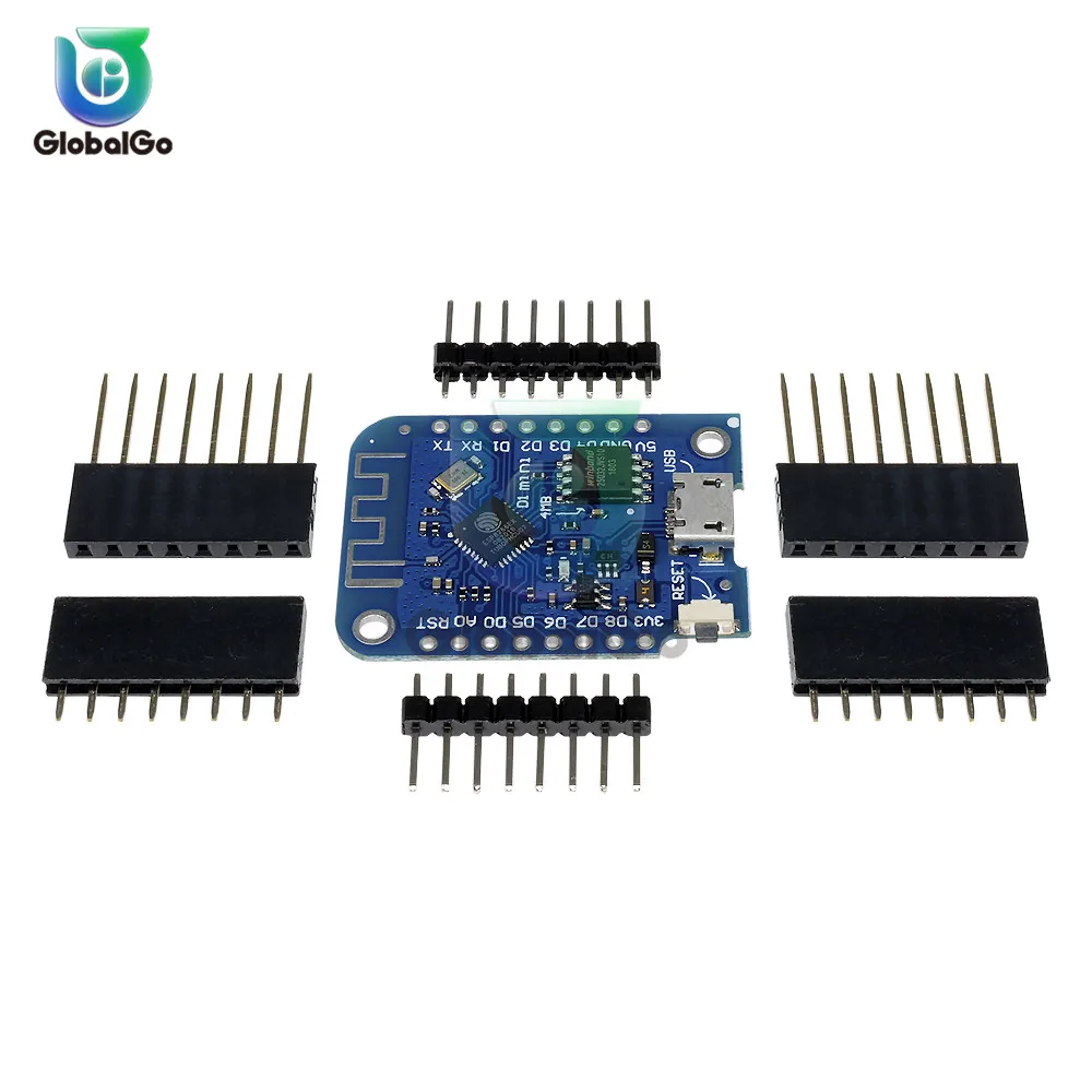 ESP8266 CH340 V3 USB D1 Мини wifi макетная плата D1 Мини IOT доска 3,0 в с контактами