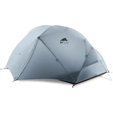 3F UL GETRIEBE 2 Person 4 Saison 15D Camping Zelt Im Freien Ultraleicht Wandern Rucksack Jagd Wasserdichte Zelte Wasserdichte Beschichtung