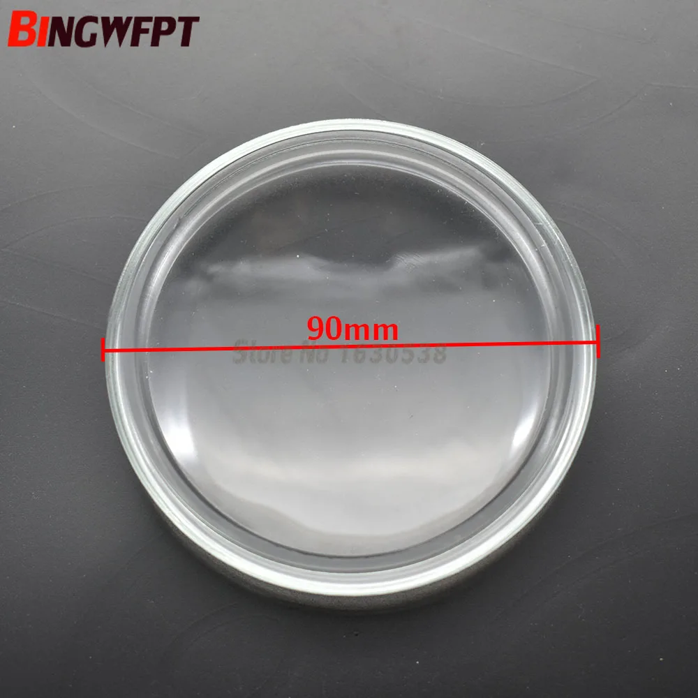

2 PCS Fog lamp glass diameter 90MM Round Suitable for many models