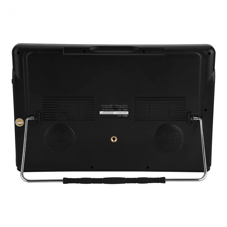  JUNKE HD Portable TV 12 Inch Digital And Analog Led Televisions Support TF Card USB Audio Video Pla