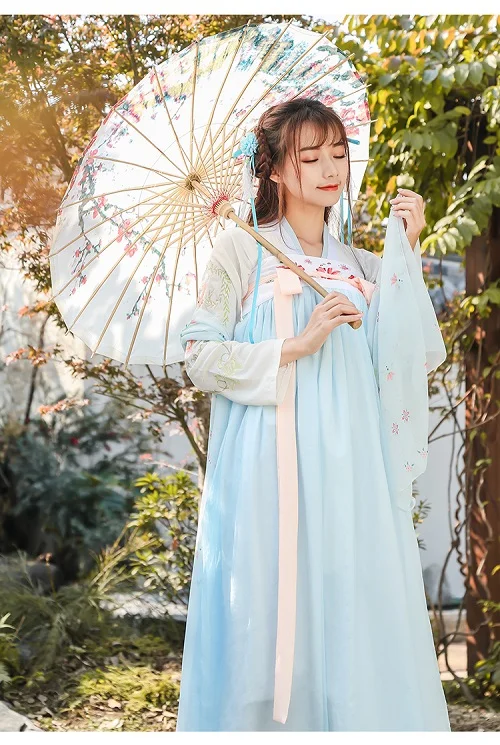 Китайский Hanfu костюм для восточных танцев, традиционная Женская одежда династии Тан, Мужская древняя народная одежда, женское сценическое платье DC1132 - Цвет: STYLE 4