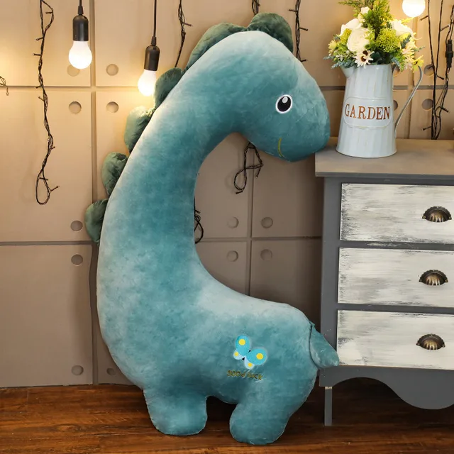 Creative Kawaii Soft Unicorn Dinosaur Flamingo Doll Stuffed Animals Lazy Sleeping Pillow Toys for Cute Girl Lover Birthday Gifts