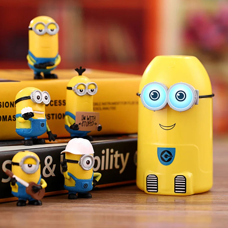 

2017 New Minions Humidifier USB Ultrasonic Essential Oil diffuser difusor de aroma with Night Light mist maker fogger