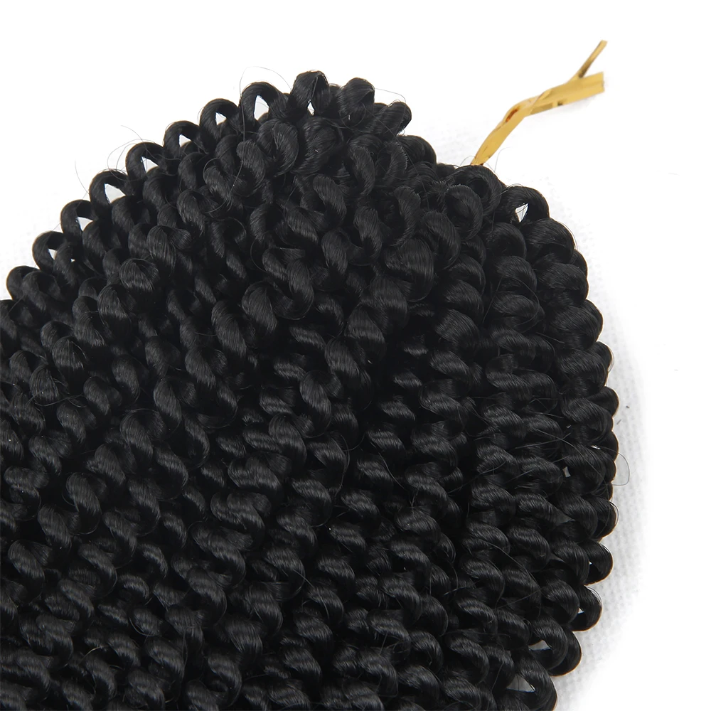 Ombre Spring Twist Hair Kanekalon Synthetic Hair Extensions Braids Kinky Curly Twists (52)