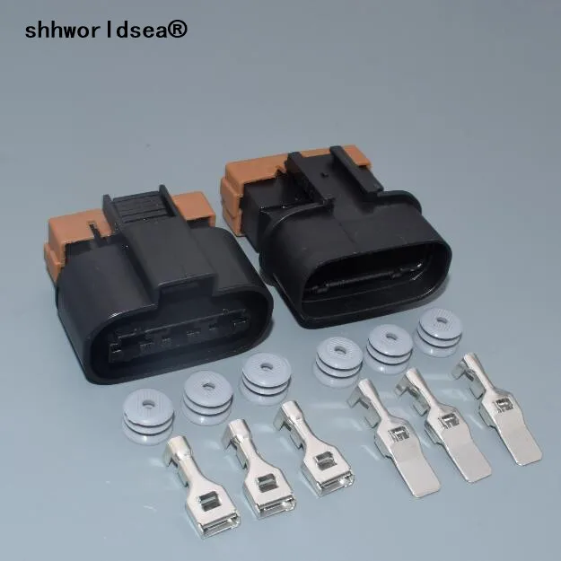 Shhworldsea 3pin 7 8 мм большой ток Высокая мощность авто кабель Разъем проводка