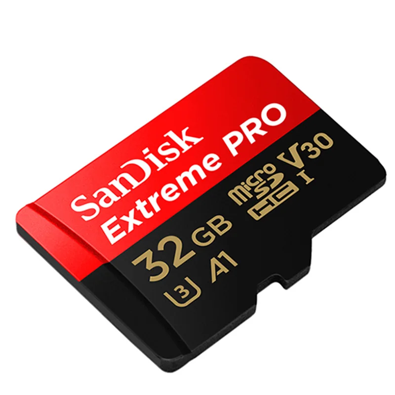 Sandisk Original Memory Card Extreme Micro SD Card A2 A1 V30 U3 Flash Card 64GB 32GB TF Card 128GB Memory Microsd For Free Ship camera memory card