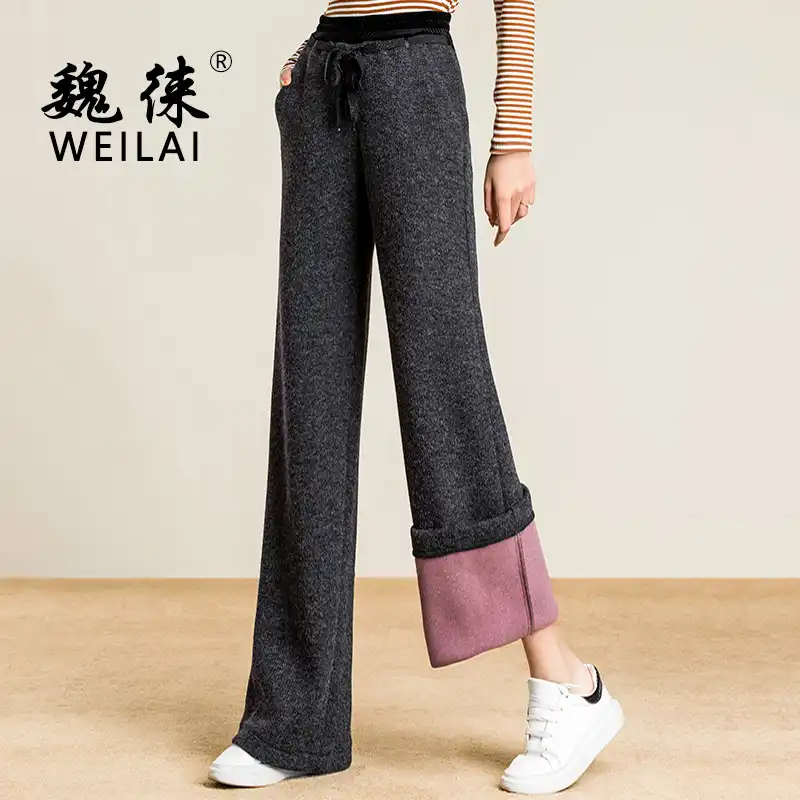 warm palazzo pants