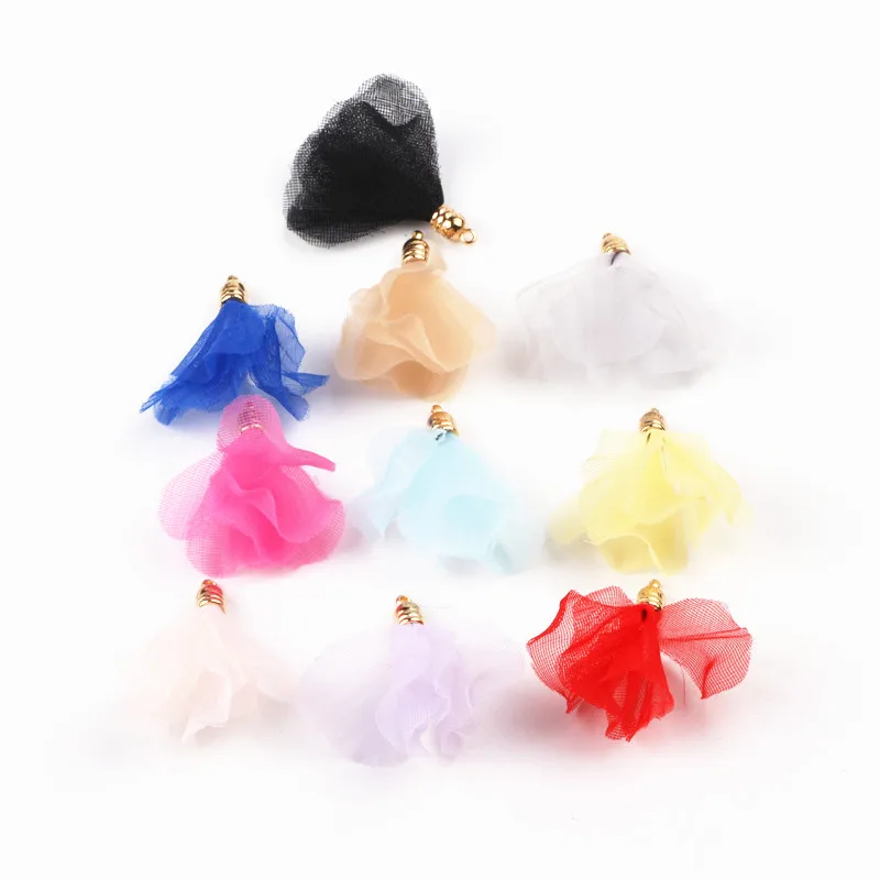 40mm Mix color FlowerTassels Of Satin For Woman Fashion Jewelry Finding DIY Earring Keyring Cellphone Handmade Accessory 100pcs 40mm Mix color FlowerTassels Of Satin For Woman Fashion Jewelry Finding DIY Earring Keyring Cellphone Handmade Accessory 100pcs