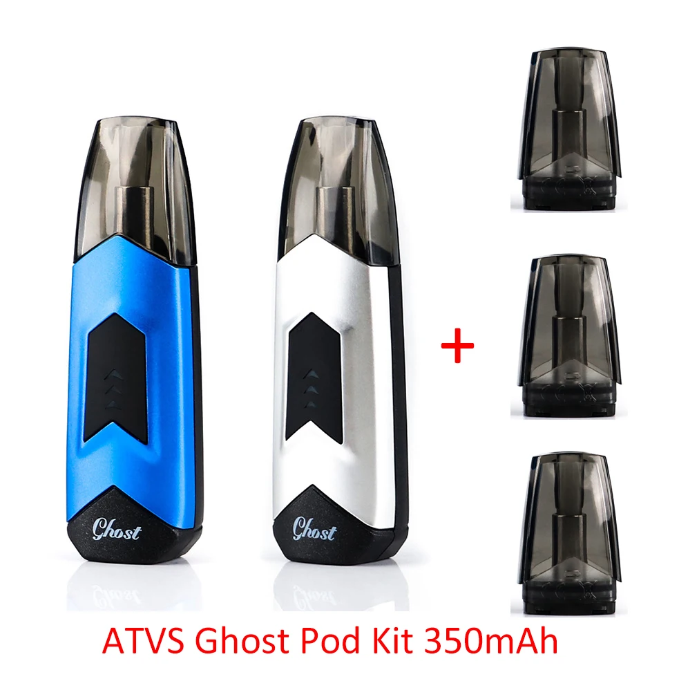 

Newest Original ATVS Ghost Pod vape Kit built-in 350mah battery pod system with 1.5ml capacity pod vs justfog minifit