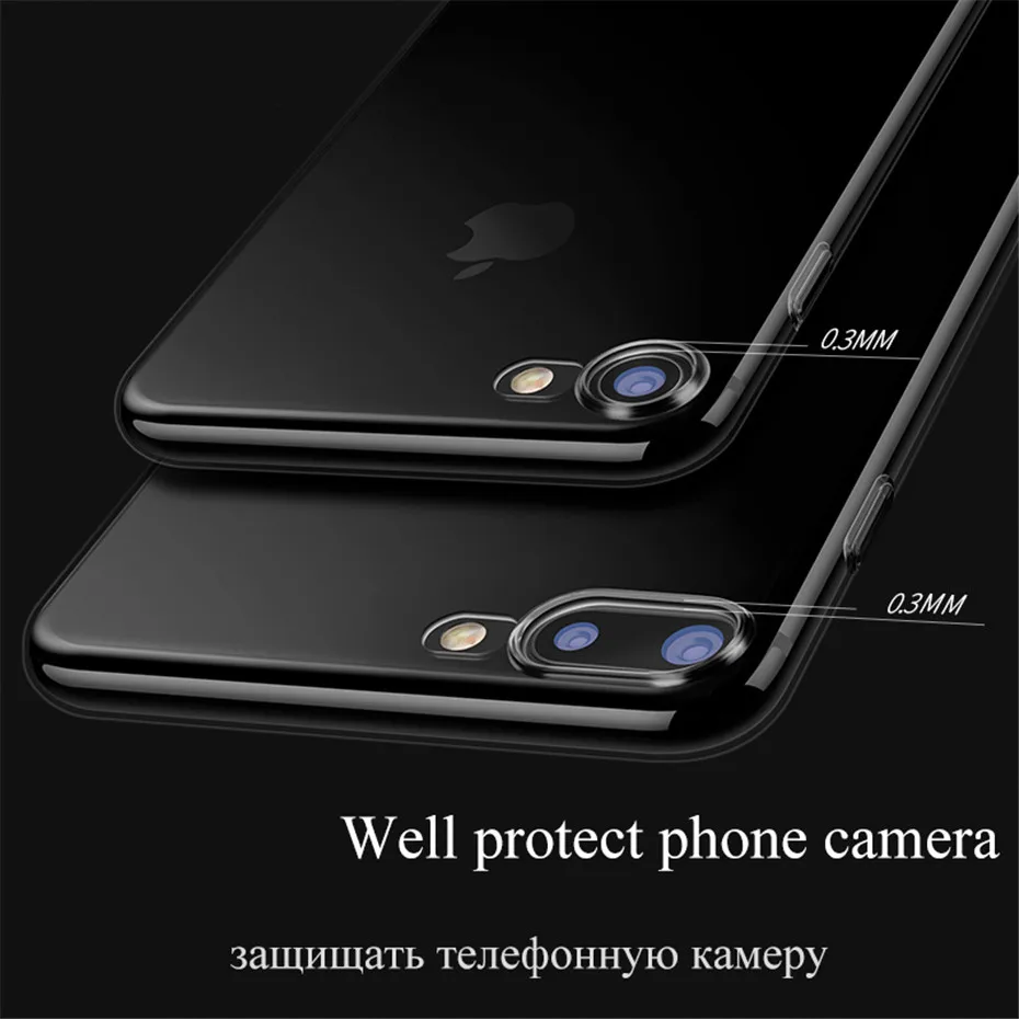 MOUSEMI Transparent Cases For iPhone 7 Case Silicone Cover 5S For iPhone Case tpu Soft Case For iPhone 6s 6 8 Plus X Cover Coque (7)