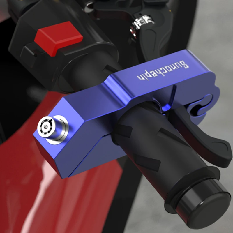 Мотоциклетная рукоятка замок с ЧПУ безопасность замки руль ручной тормоз рычаг для дискового тормоза Блокировка подходящий Скутер ATV Противоугонная блокировка двигателя