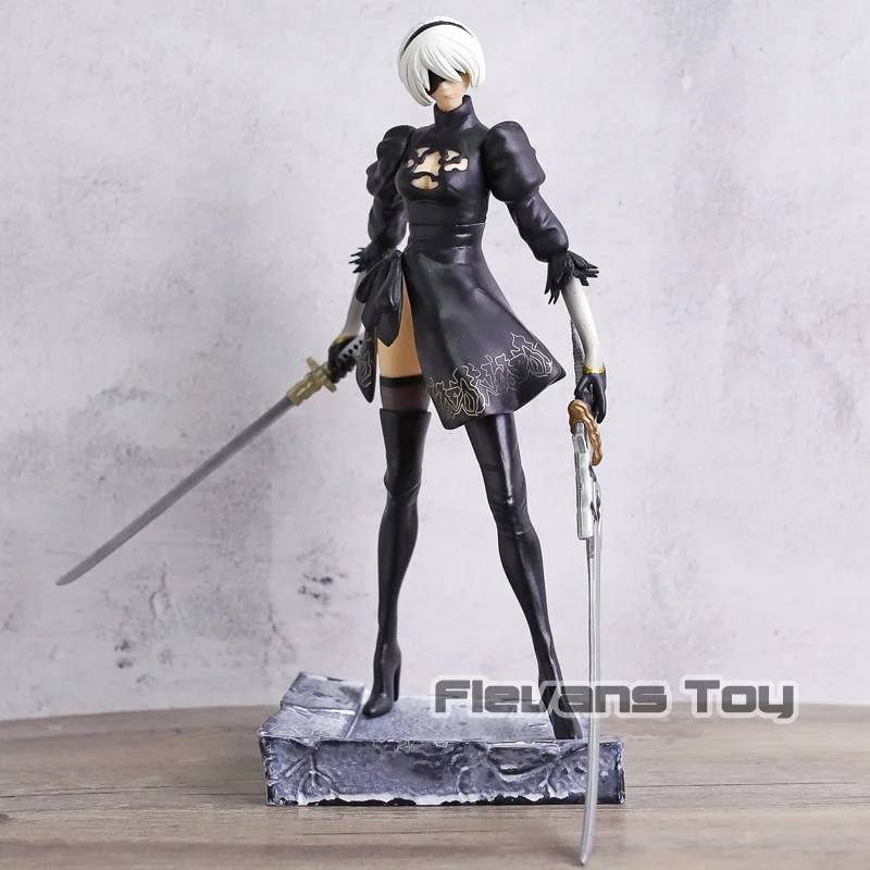 

NieR Automata YoRHa No.2 Type B 2B / No.9 Type S 9S PVC Collectible Figure Toy NIER Model Figurine