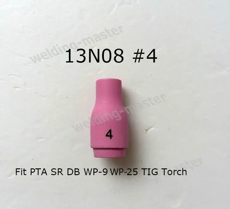 Бесплатная доставка! Сварочный фонарь TIG WP9 керамическая насадка 13N08 4 # 50PK|ceramic