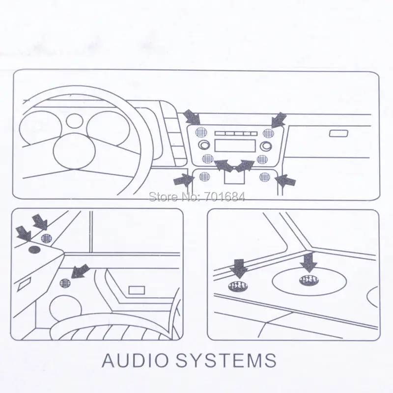 Wotefusi Car Audio Super Power Loud Dome Tweeter Speakers Black 500W Universal 89 dB [QPA429]