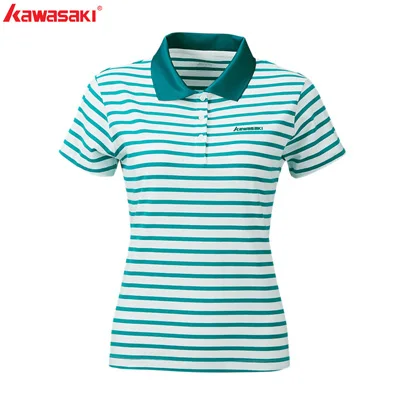 Одежда KAWASAKI женские футболки быстросохнущая Спортивная футболка kleding Tennis Женская футболка для пинг-понга ST-S2118 - Цвет: ST-S2118Green