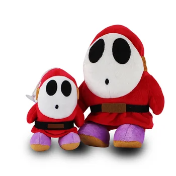 

16/26cm Anime Super Mario Bros Shy Guy Masks Person Cute Plush Toy Soft Stuffed Animal Doll Figure Pedndants Kids Christmas Gift