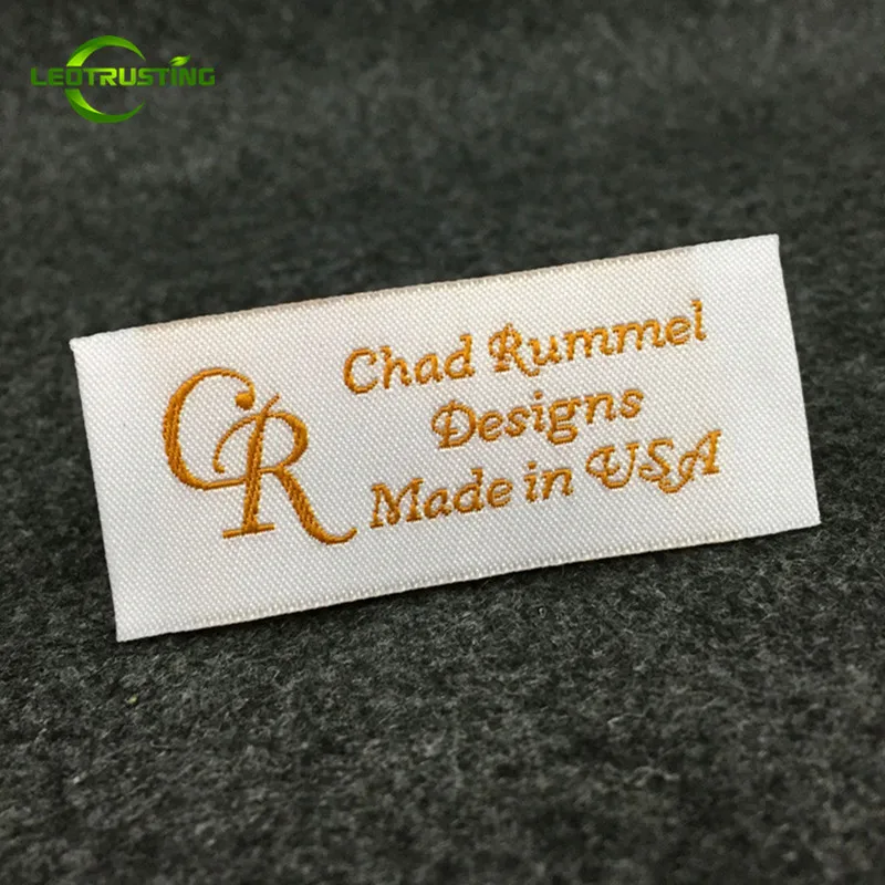 Buy 1000pcs Customizd Personal Brand Woven Clothing