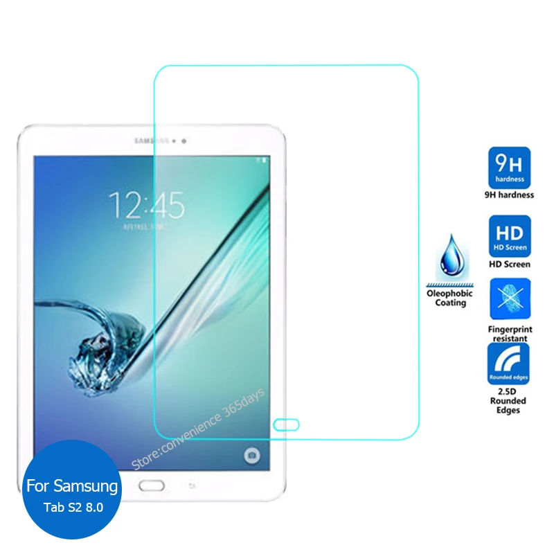 deed het Gewoon overlopen verwerken For Samsung Galaxy Tab S2 8.0 Tempered Glass Screen Protector 2.5 9h Tabs2 8  Inch S 2 T710 T715 T713 Sm-t713 Wifi - Tablet Screen Protectors - AliExpress