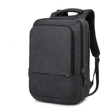 

17009 New fashion Men's leisure bag Man backpack with USB interface Simple Student Bag Computer Backpack