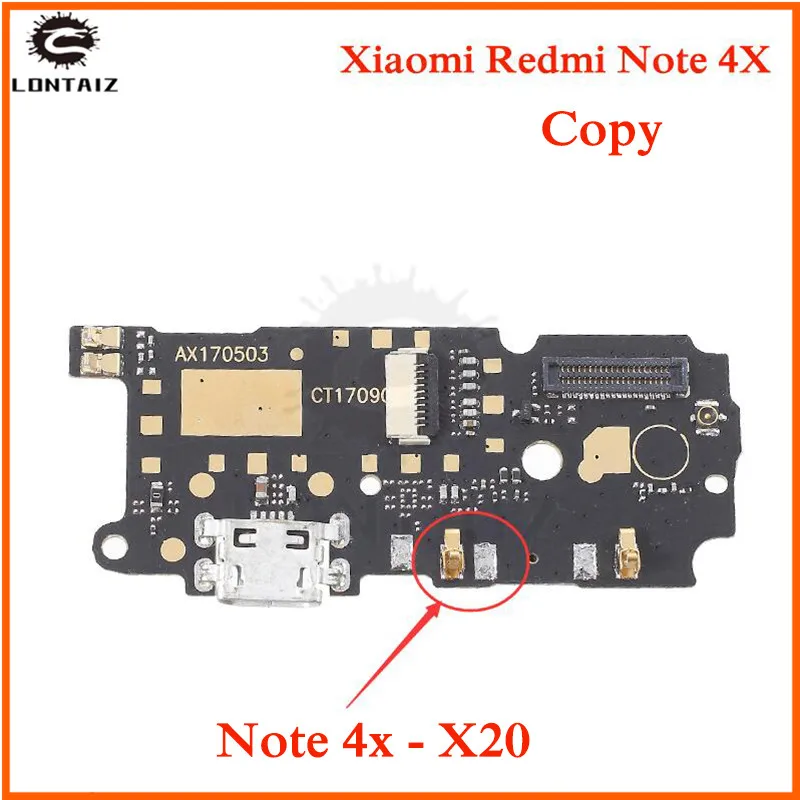 Redmi Note 4 USB порт зарядное устройство док-станция разъем гибкий кабель Note4 для 5," Xiaomi Redmi Note 4X плата с зарядным портом - Цвет: Note 4X-X20
