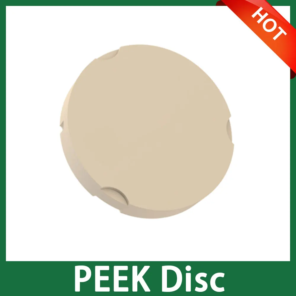 

95mm PEEK Disc Natural Color Compatible with ZirkonZahn CADCAM System