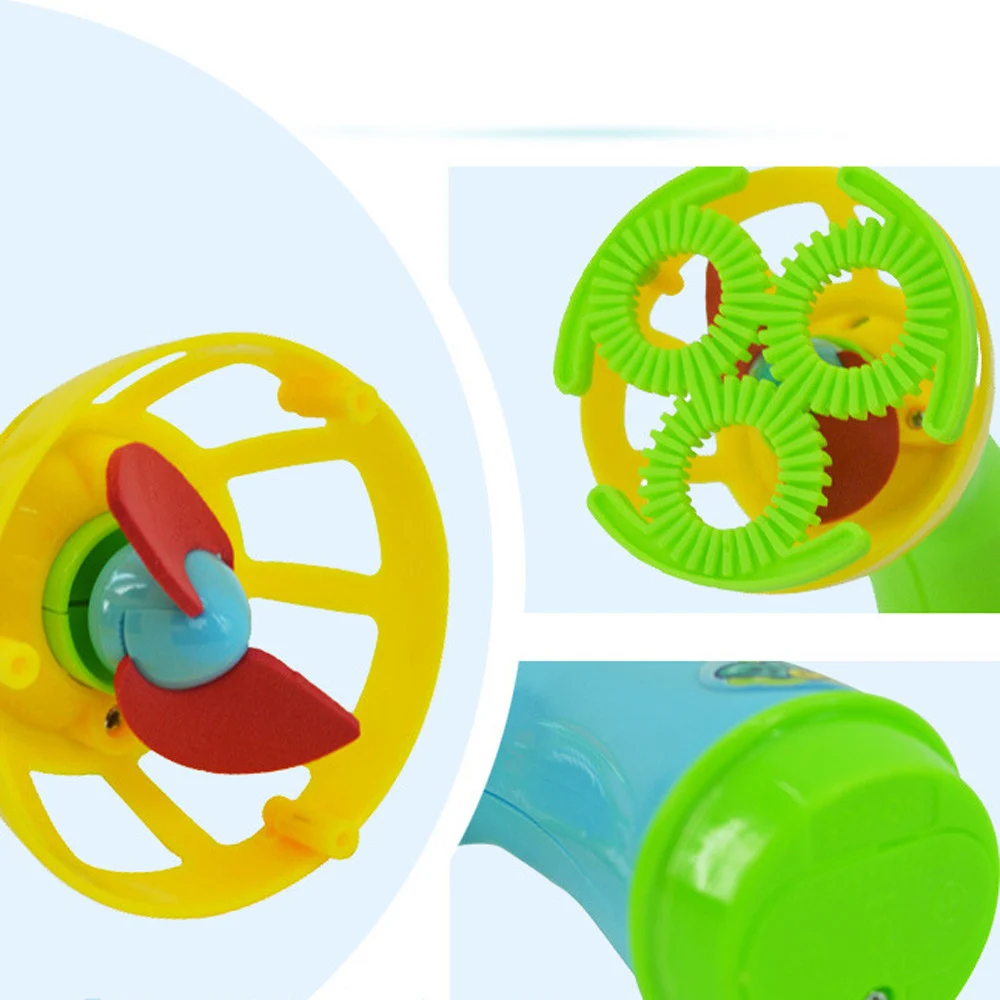 1 Piece Bubble Fan Blower Machine Toys Summer Funny Magic Bubble Maker Mini Kids Outdoor Children Bubble Blowing P0