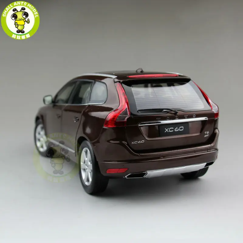 1/18 Volvo XC60 T6 AWD SUV литая модель автомобиля внедорожник коричневый