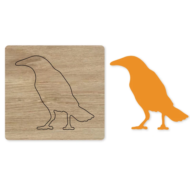 

2019 New Customized Wooden dies Bird Animal Metal Cutting Dies Tools for Diy Scrapbooking Wooden Dies For Leather Crafts Making