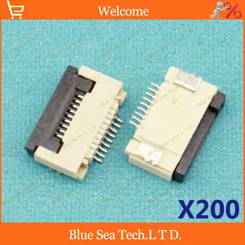 

200 pcs FPC/FFC connector cable socket 9 pin 0.5mm connector for LCD screen interface of DVD/GPS/MP3/PDA/Phone ect.ROHS