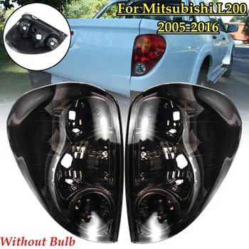 

Car Rear Left/Right Tail Brake Light without Bulb Wiring Harness Smoke Black For Mitsubishi L200 2005 2006 2007 2008 2009-2016