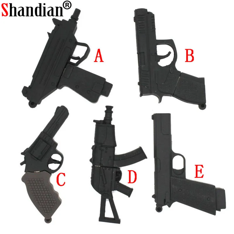 

SHANDIAN submachine gun usb 2.0 memory stick usb flash drive pendrive Genuine pendrive 4gb/16gb/32gb 64GB U disk free shipping
