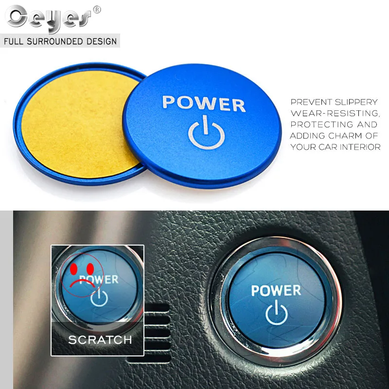 Start Engine Button Ring for TOYOTA (28)