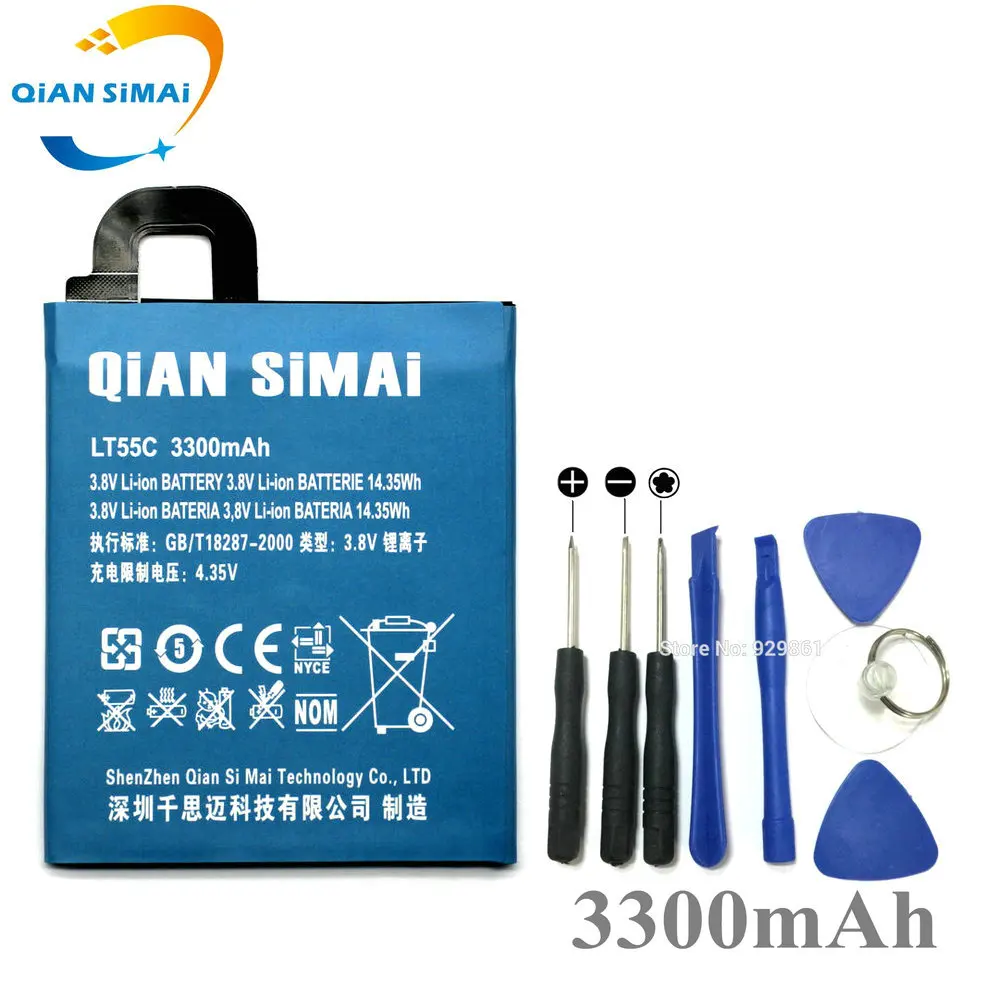 

QiAN SiMAi 3.8V 3300mAh lt55C Battery & Repair Tools for Letv LT55C Le 1S X500 Le one S X500 phone + Free shipping