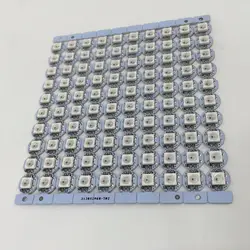 Светодиодный жесткий PCB WS2812B белый/черный горошек 5 V SMD5050 RGB WS2811 полный цветной шарик встроенный IC может быть индивидуально имя