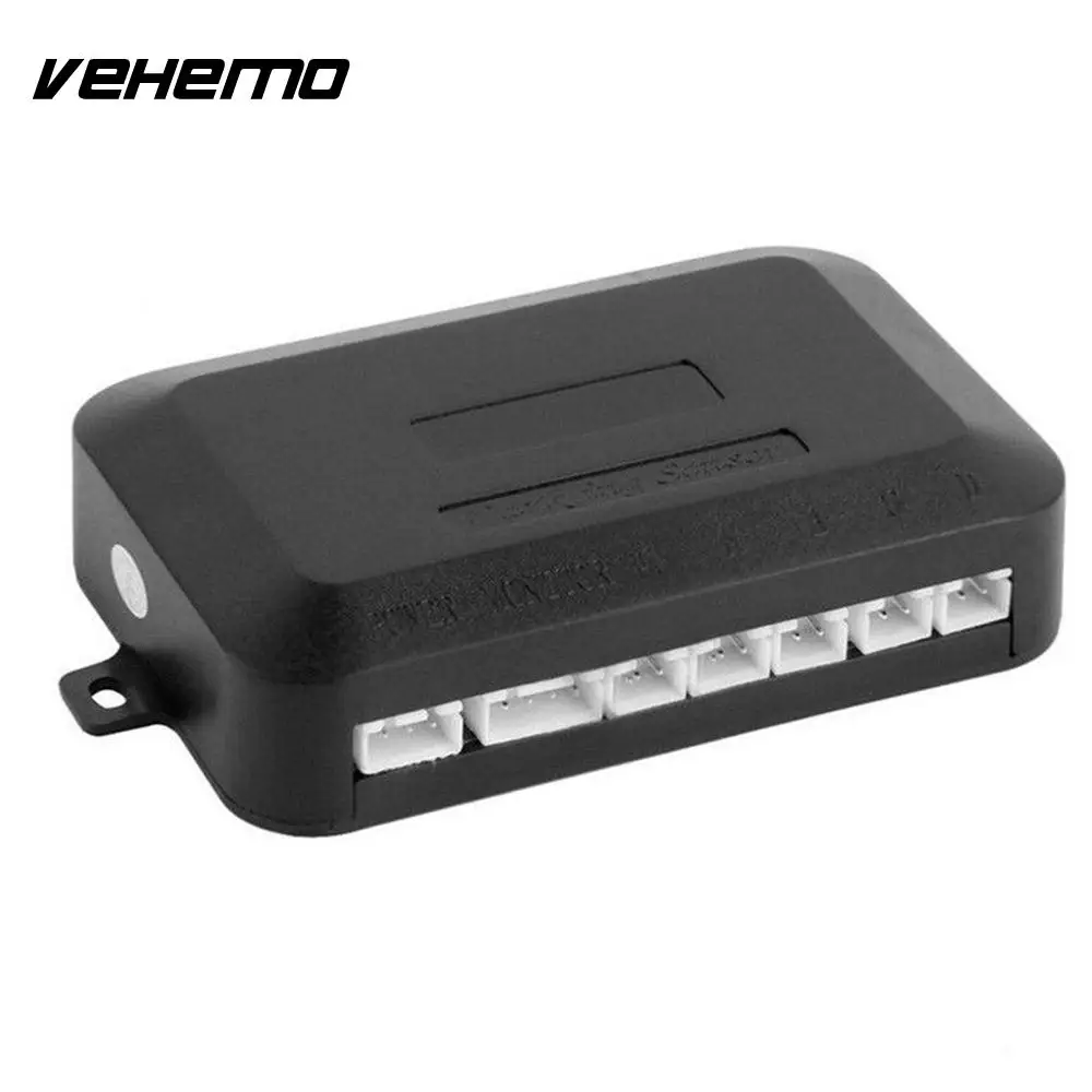 

LED Display Flat Sensors Portable Auto Reverse Radar 4 Parking Sensors Car Reverse Radar Adjustable Reverse Radar Universal