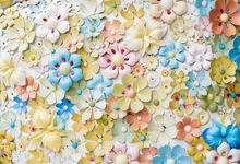 Laeacco Handmade Artwork Flowers Baby Newborn Photography Backgrounds Customized Photographic Backdrops For Photo Studio