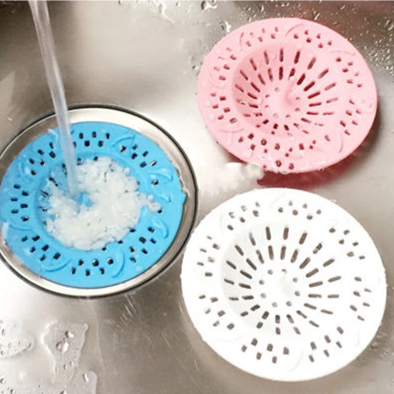 

3 Colors Kitchen Sink Drain Plastic Hair Catcher Bathroom Stopper Strainers Shower Cover Basin Sink Filters Floor Drain Kitchen