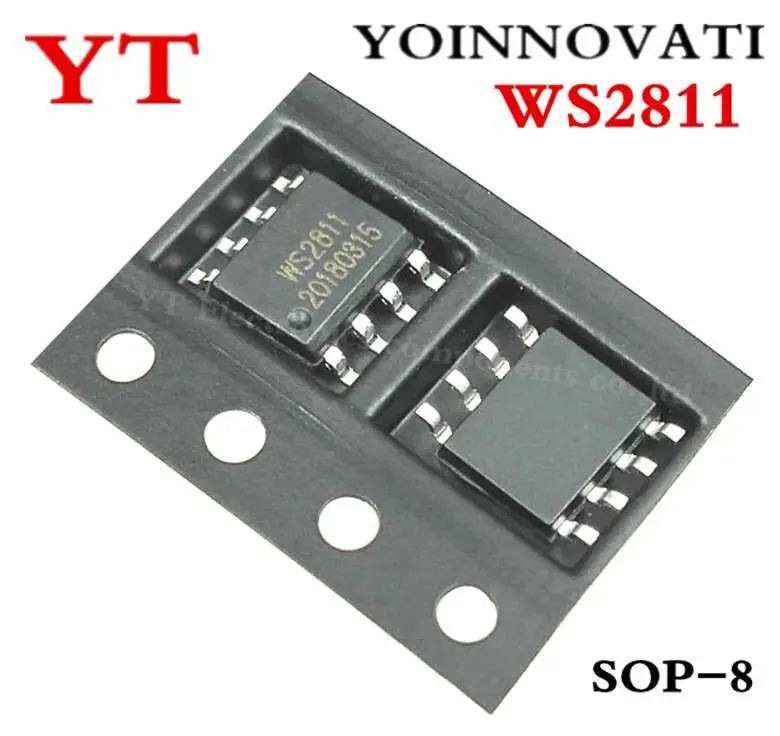 Free shipping 100pcs/lot WS2811S WS2811 SOP 8 IC best quality.-in ...