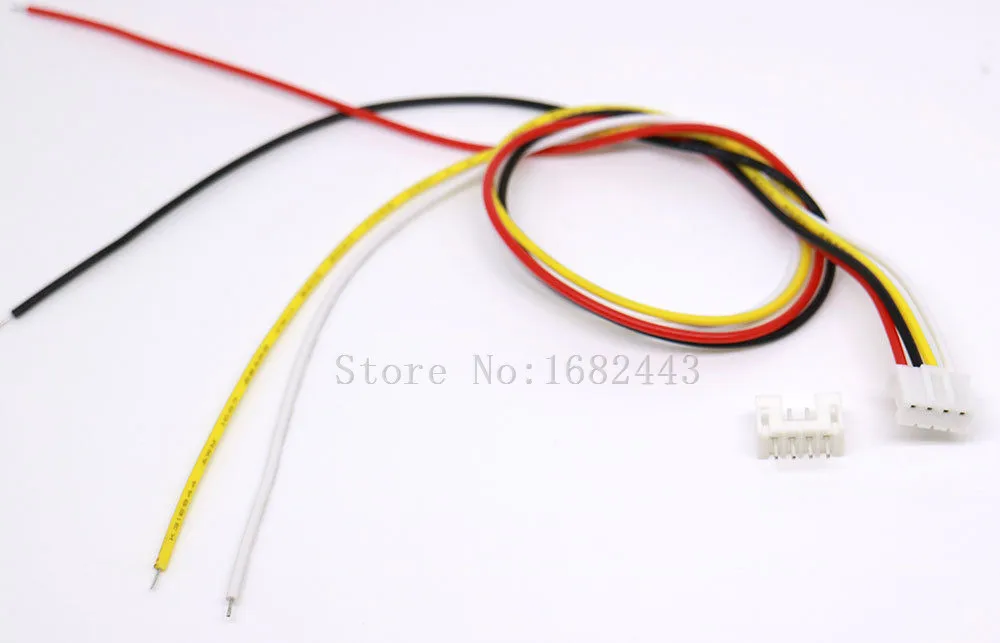 

100 SETS Micro JST 2.0 PH 4-Pin Male&Female Connector Plugs 300mm Wires Cables