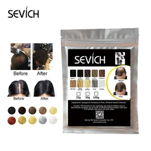 Sevich refill, 100 г, продукты для выпадения волос, строительное волокно, порошки для волос, утолщенные тонкие волосы, 10 цветов, Кератиновое восстановление волос